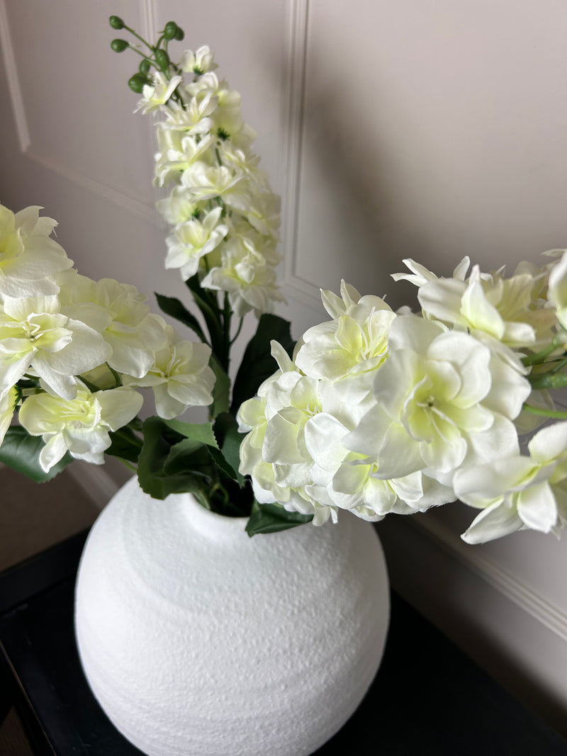 Large off white Cream Stocks Flower stem