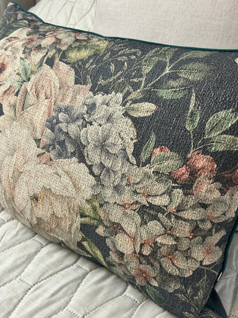 Vintage floral large cushion 40x60