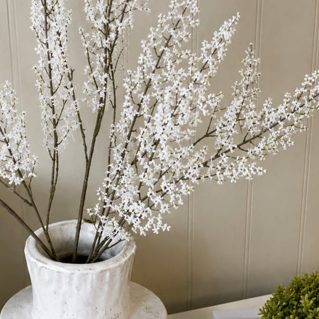 White Limonium Spray Stem 76cm