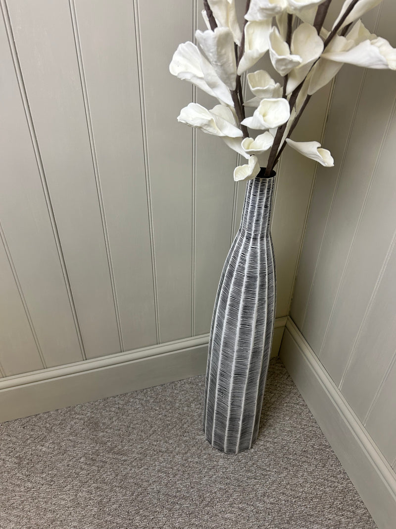 White large tall multi stem branch 117cm