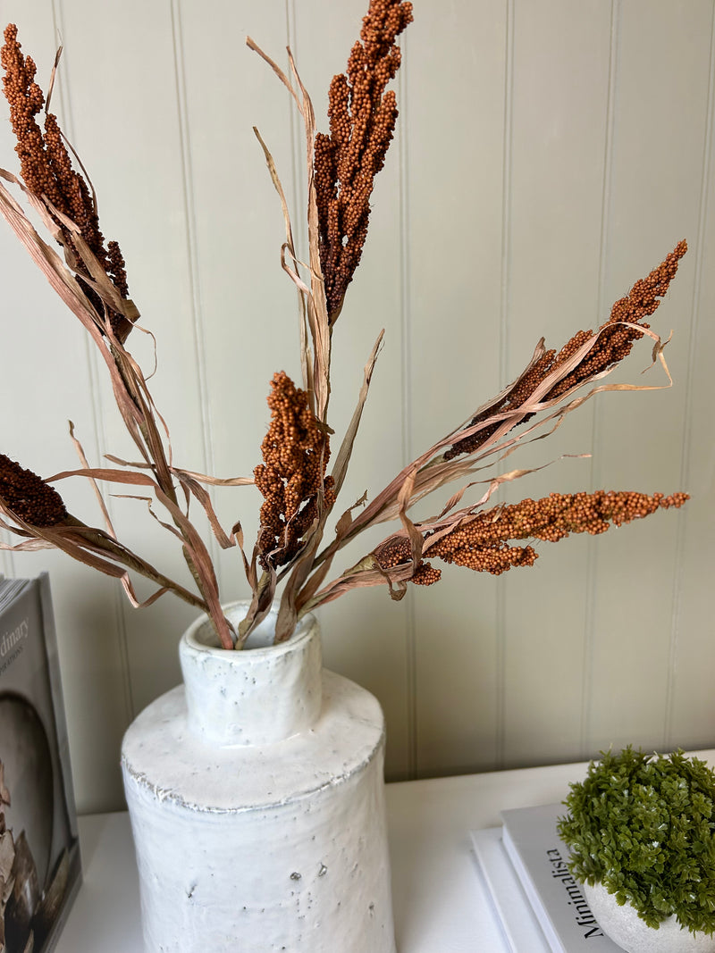 Dried wheat grass bunch stem 65cm