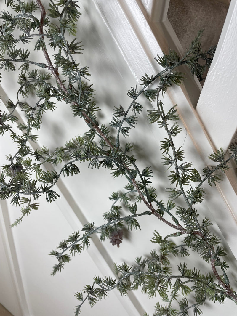 Thick Pine cone full long hanging garland 180cm