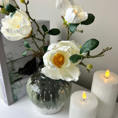 White Magnolia Stem 40cm