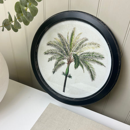 Round tree palm tree tropical print 35cm 4 styles