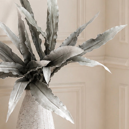 Large charcoal Gladiola tall stem flower grey 102cm