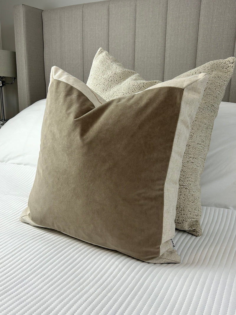 Auden Linen Natural Large Cushion 50x50