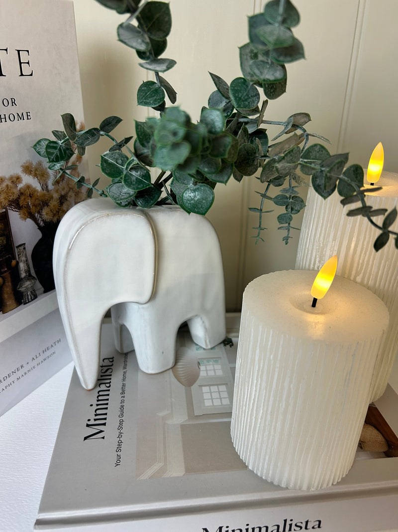 Elephant shaped bud vase