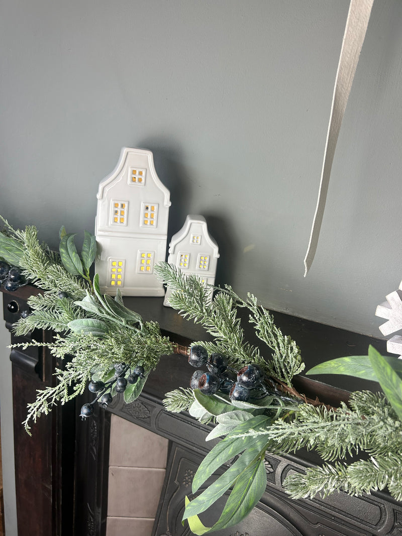 Blueberry and foliage garland 150cm