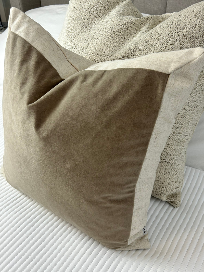 Auden Linen Natural Large Cushion 50x50