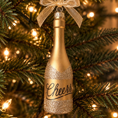 Cheers bottle hanging decoration
