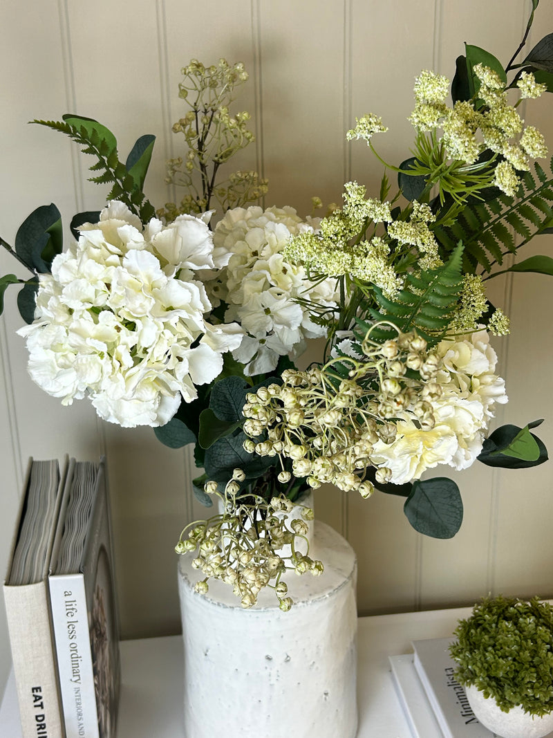 Natural Dried Look Linum ball Spray 68cm