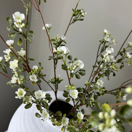 White wax flower stem 65cm