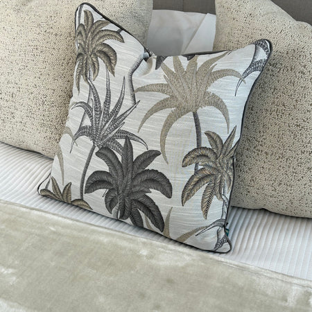 Galapagos Cushion Natural leaf palm store seconds
