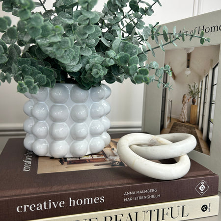 White Bobble Plant Pot