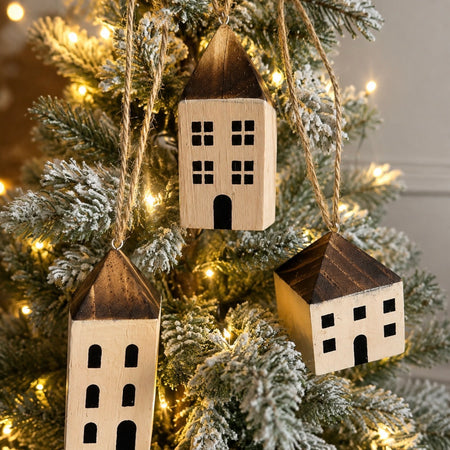 Wooden hanging house mixed