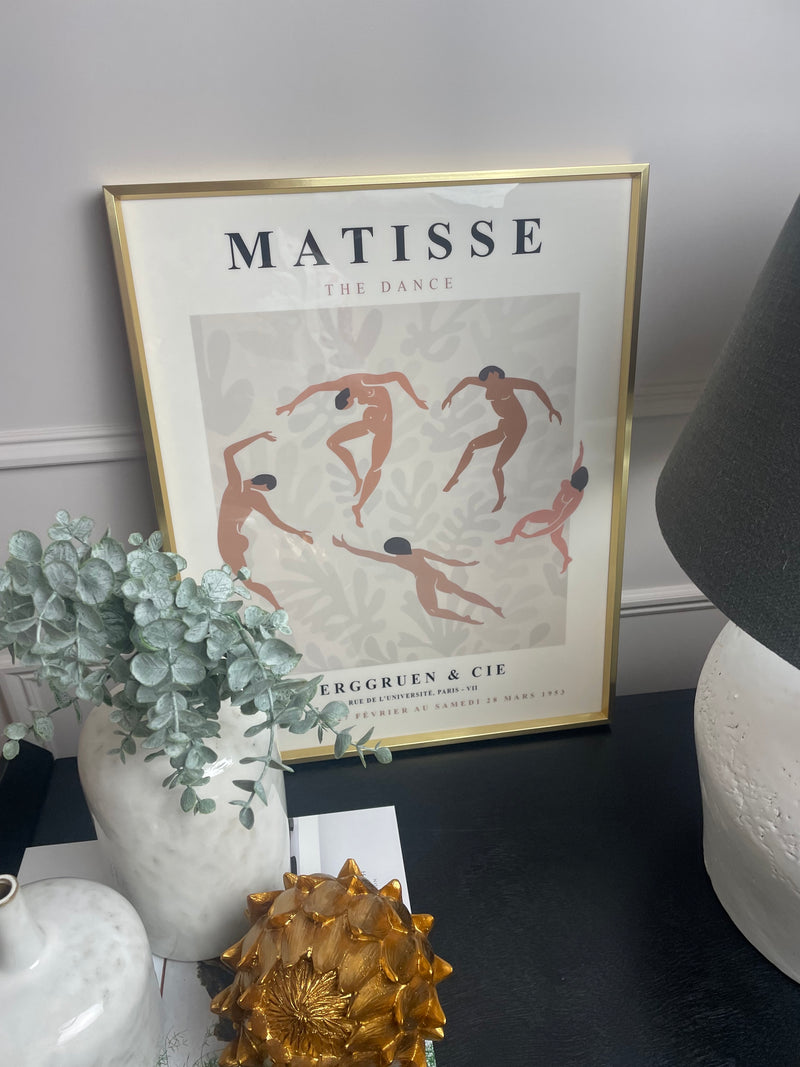 Matisse The Dance print in gold frame 50x40