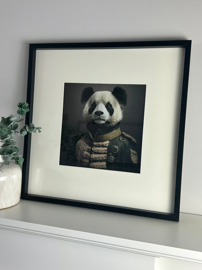 Jungle animal head art tiger lion panda 40x40cm 3 styles