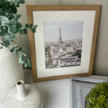 Romantic Paris Eiffel Tower framed mounted glazed picture
