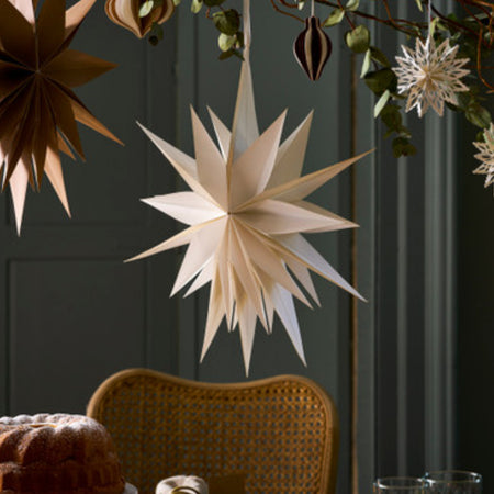 Off white Maddox paper hanging star 40cm