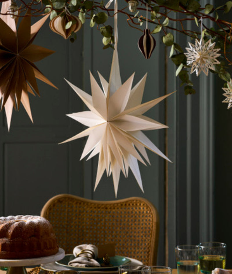 Off white Maddox paper hanging star 40cm