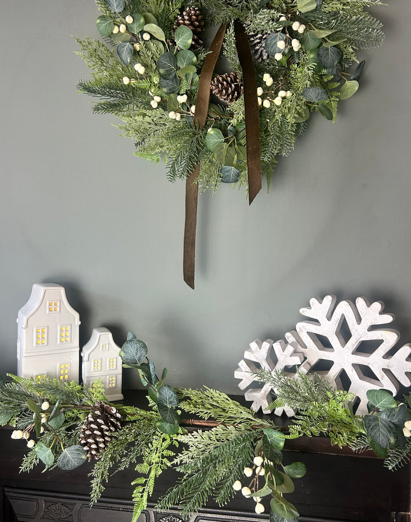 Woodland forest foliage garland 150cm