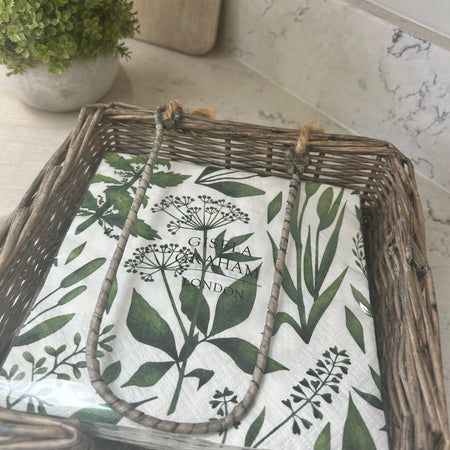 Botanical foliage pack of 20 napkins