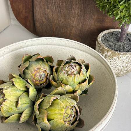 Large realistic green artichoke