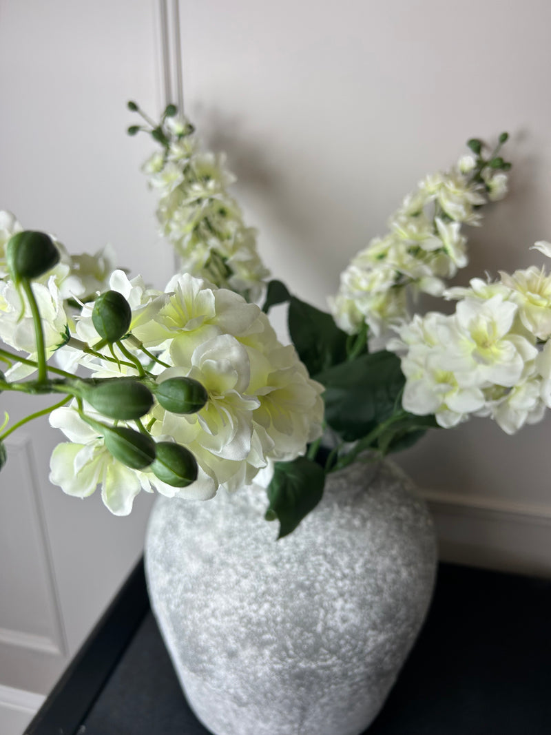 Large off white Cream Stocks Flower stem