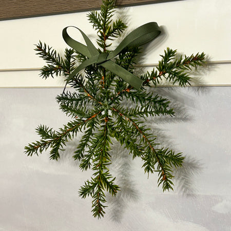 Hanging pine star snowflake decoration