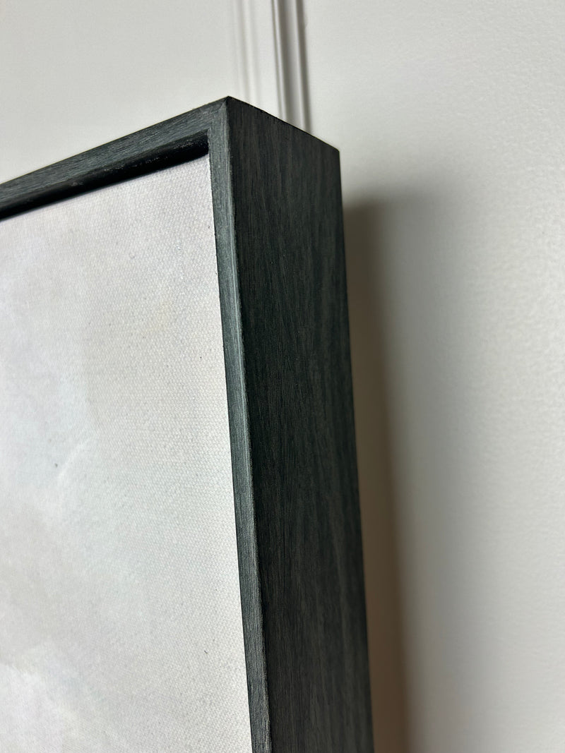 Misty landscape framed canvas 102cm