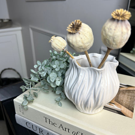 Flora textured vase 11cm