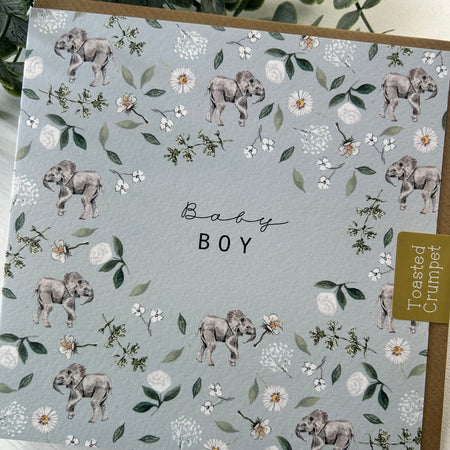 Baby Boy Greeting Card