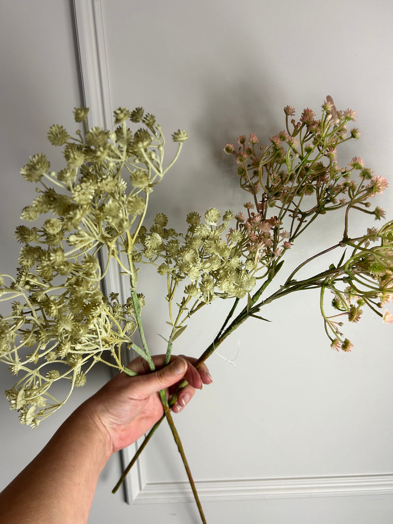 Sample stem gypsophila multi bunch 70cm 2 colours