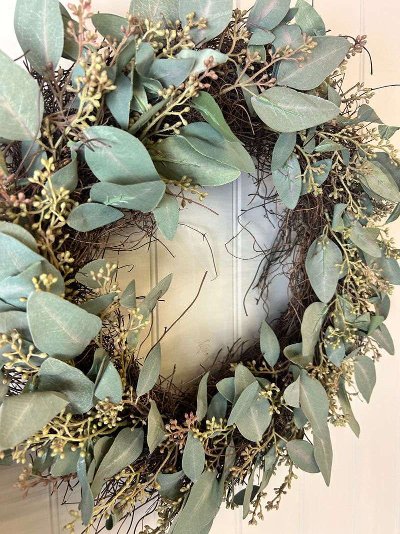 Eucalyptus Seeded Wreath 50cm