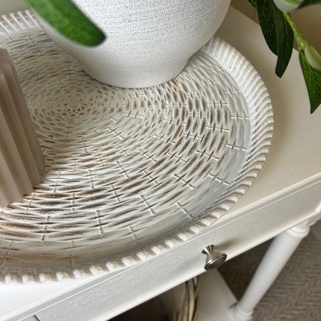 Round woven tray plate 40cm