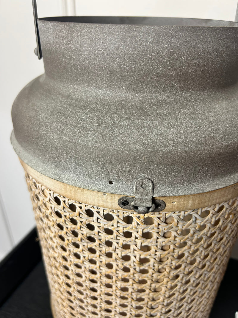 Rattan Weave & Metal Lanterns