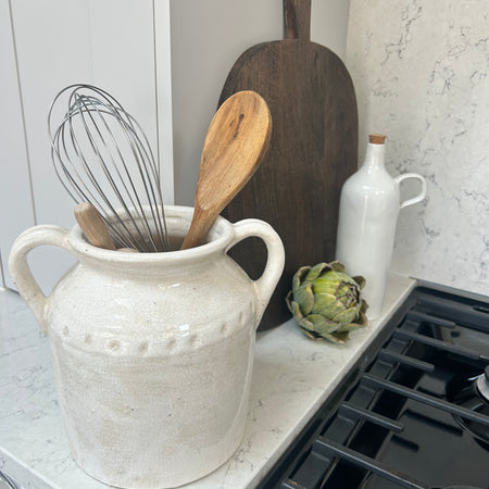 Urn Style Double Handled Vase jar utensils