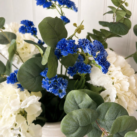 Blue statice stem