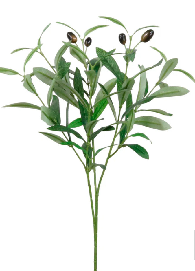 Olive stem spray shorter stem 45cm