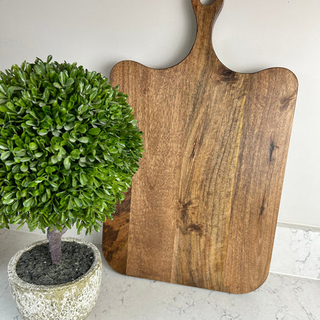 Large Wooden Rectangular shaped Serving Chopping Board 50cm
