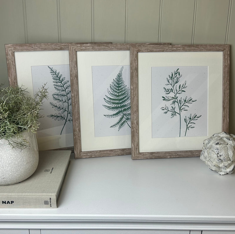 Large white coral picture frame