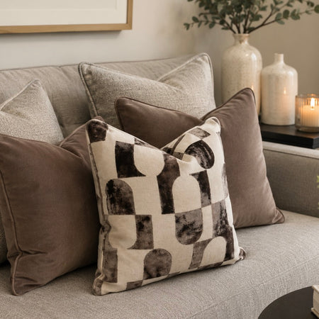 Paul Moneypenny Chillpill Chocolate brown Cushion 43cm