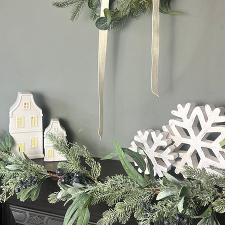 Blueberry and foliage garland 150cm