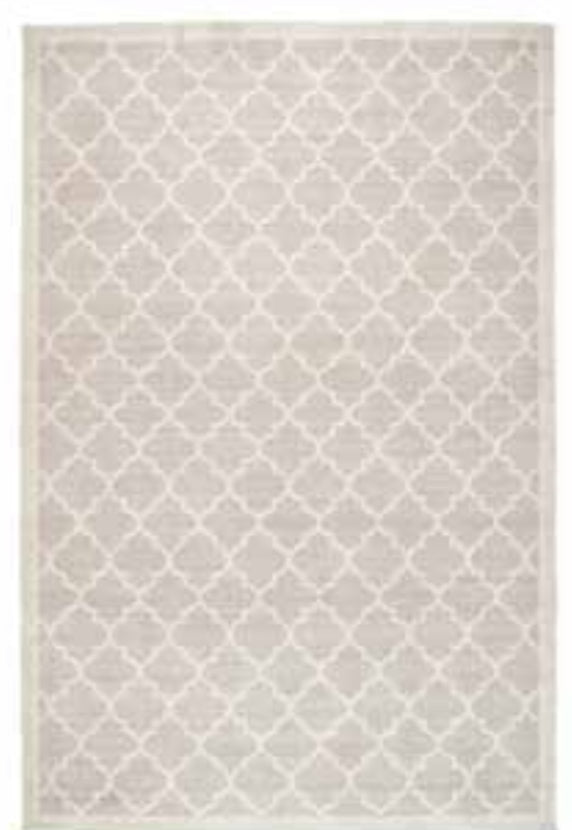 Natural Neutral Patterned Washable Runner rug mat 2 sizes