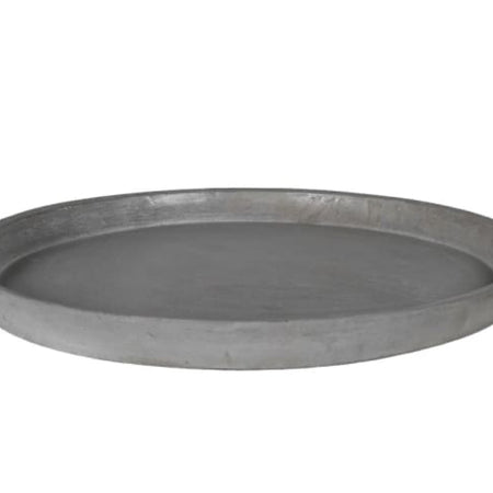 Cement round tray plate