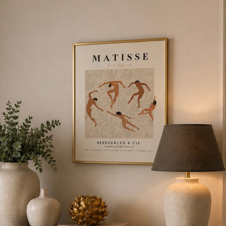 Matisse The Dance print in gold frame 50x40