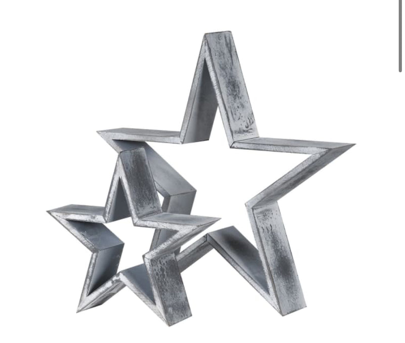 Grey chunky stars