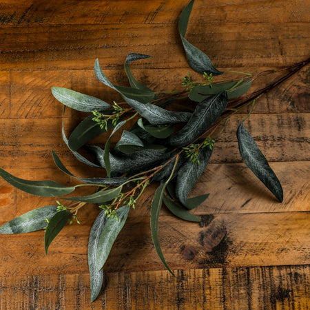 Seeded Green eucalyptus 83cm