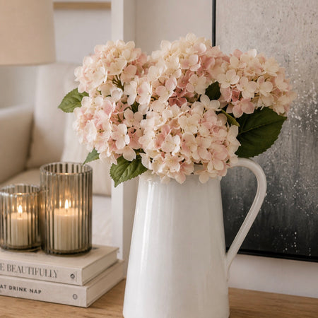 Blush Pink Cream two tone Hydrangea