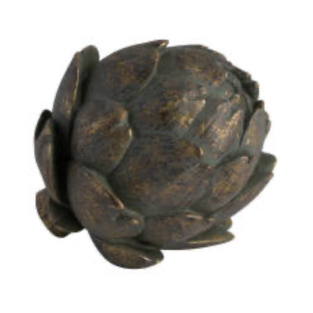 Antique gold bronze artichoke